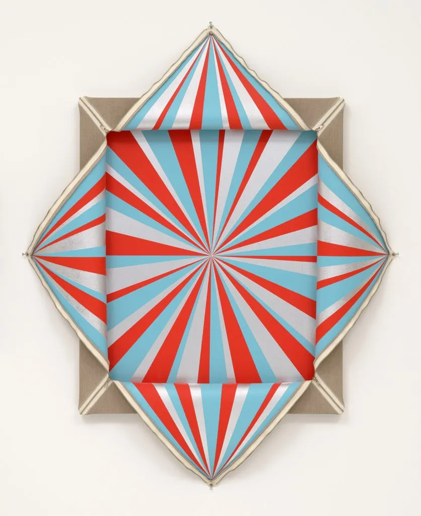 Untitled, by Donald Moffett, acrylic, 2013