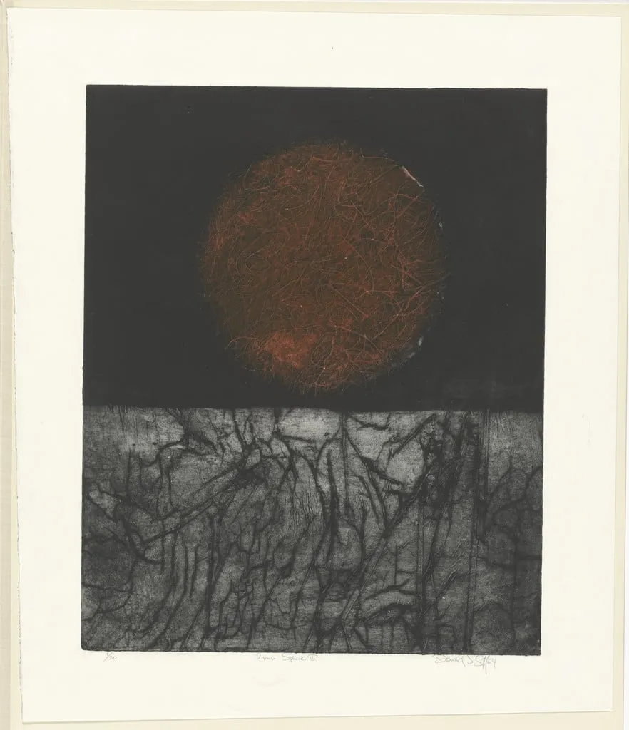Untitled, by Donald Saff, ink, 1964