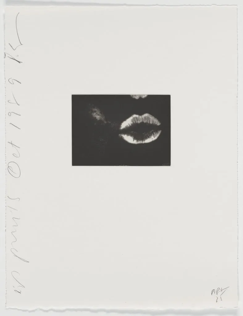 Untitled, by Donald Sultan, ink, 1989