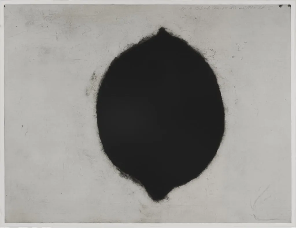 Untitled, by Donald Sultan, ink, 1984