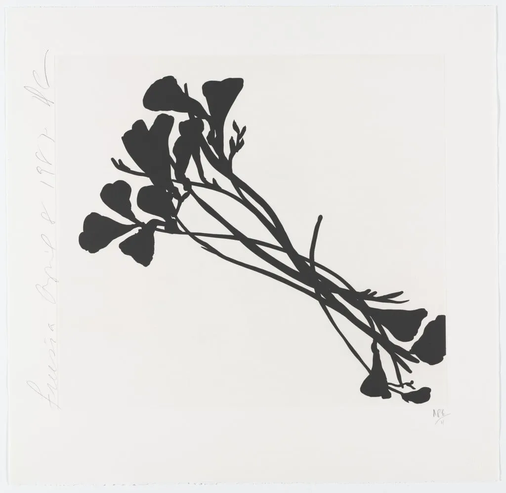 Untitled, by Donald Sultan, ink, 1987