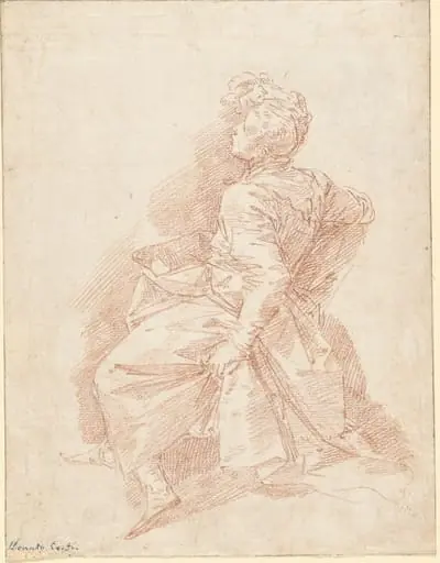 A Seated Man, by Donato Creti