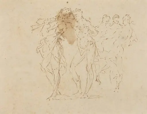 Musician and Dancing Figures, by Donato Creti