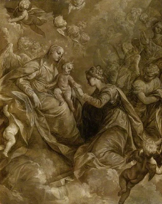 The Mystic Marriage of Saint Catherine of Alexandria, by Donato Creti, unspecified, 1698