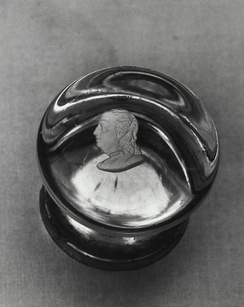 Door Knob, glass, 1815