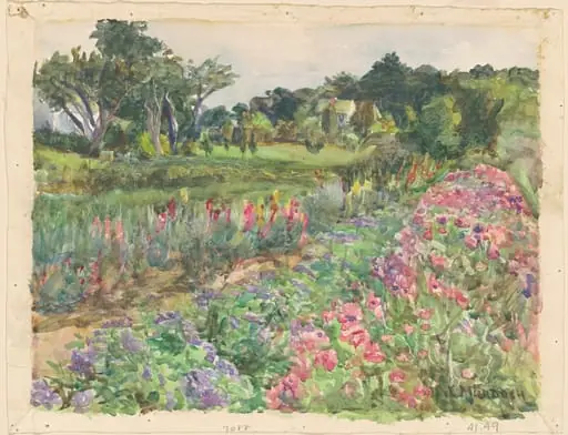 Parmelee Estate in Bloom, by Dora Louise Murdoch