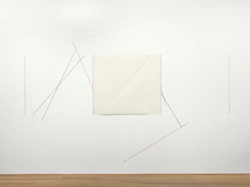Untitled, by Dorothea Rockburne, graphite, 1973