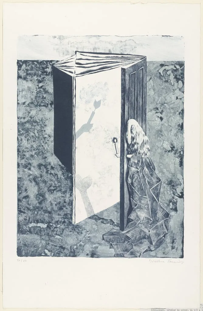 Untitled, by Dorothea Tanning, ink, 1950