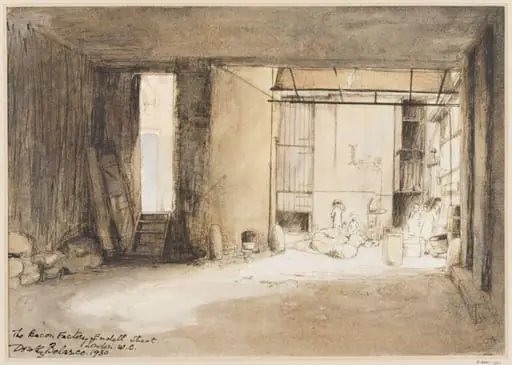 The Bacon Factory, Endell Street, London, by Dorothy Belasco