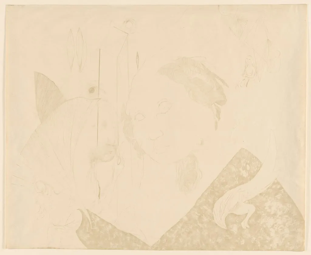 Untitled, by Dorothy Hood, silver, 1947