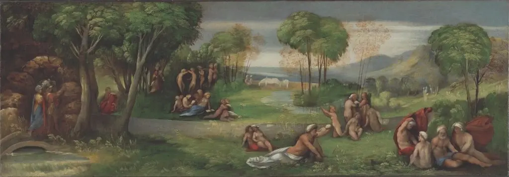 Aeneas at the Entrance to the Elysian Fields, by Dosso Dossi