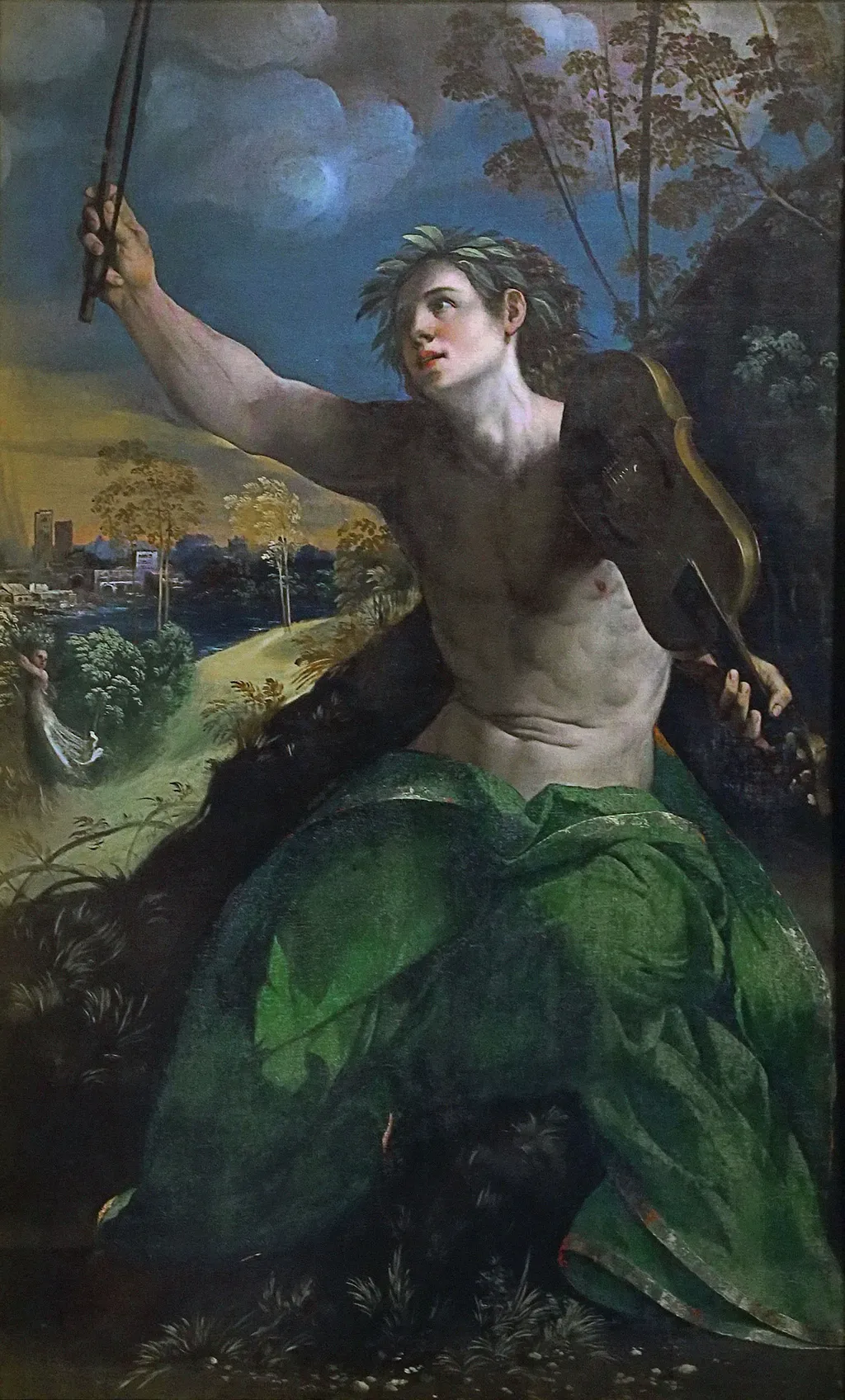 Apollo, by Dosso Dossi, oil, 1525