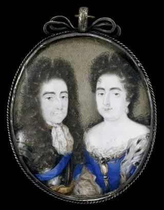 Double portrait of Willem III of Orange and Mary Stuart II, by Peter Hoadly
