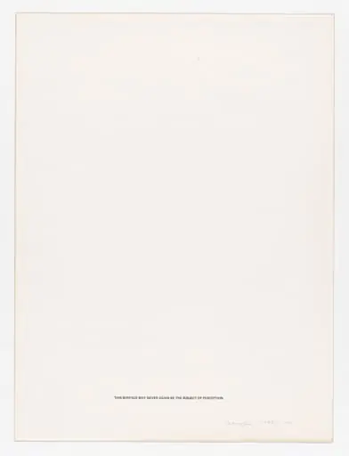 Untitled, by Douglas Huebler