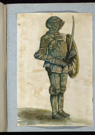 drawing from Ionides Album