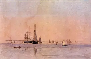 Drifting, by Thomas Eakins