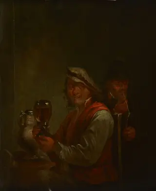 Drinking Man and an Old Smoking Man