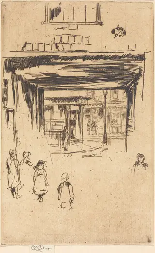 Drury Lane, by James McNeill Whistler