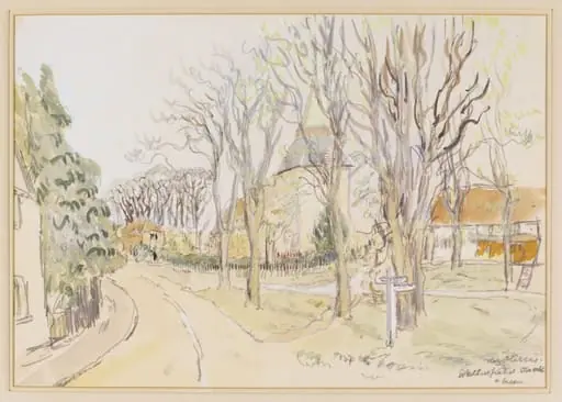 Church and Green, Wethersfield, by Du Plessis