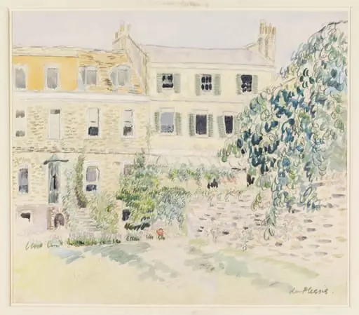 No. 3, (Coleridge's House) & No.4, The Grove, Highgate., by Du Plessis