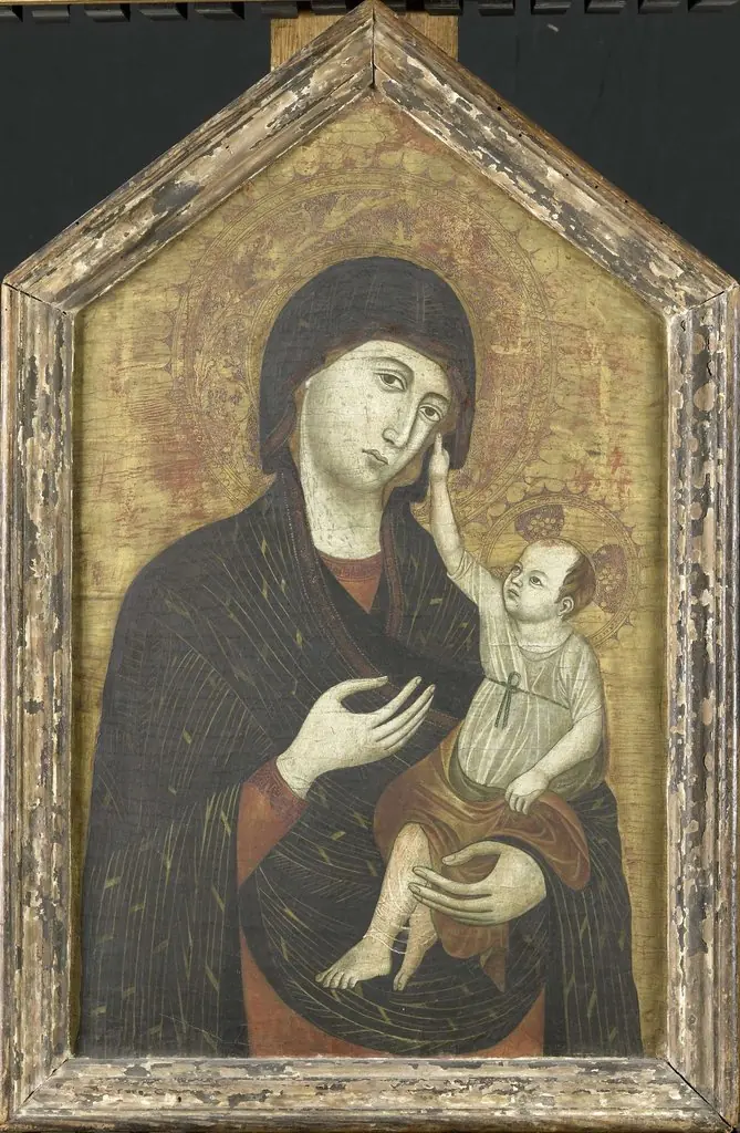 Maria met kind, by Duccio di Buoninsegna