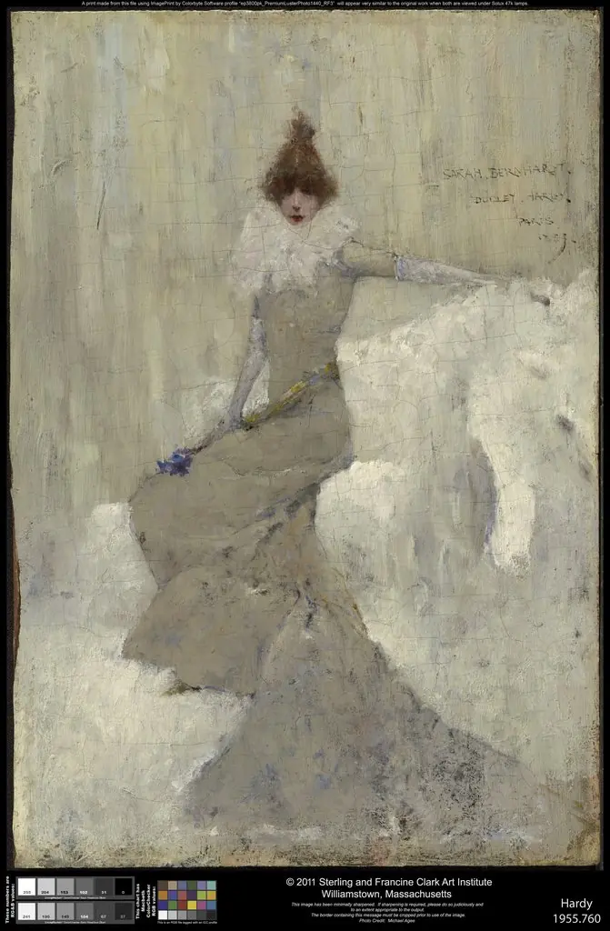 Sarah Bernhardt, by Dudley Hardy