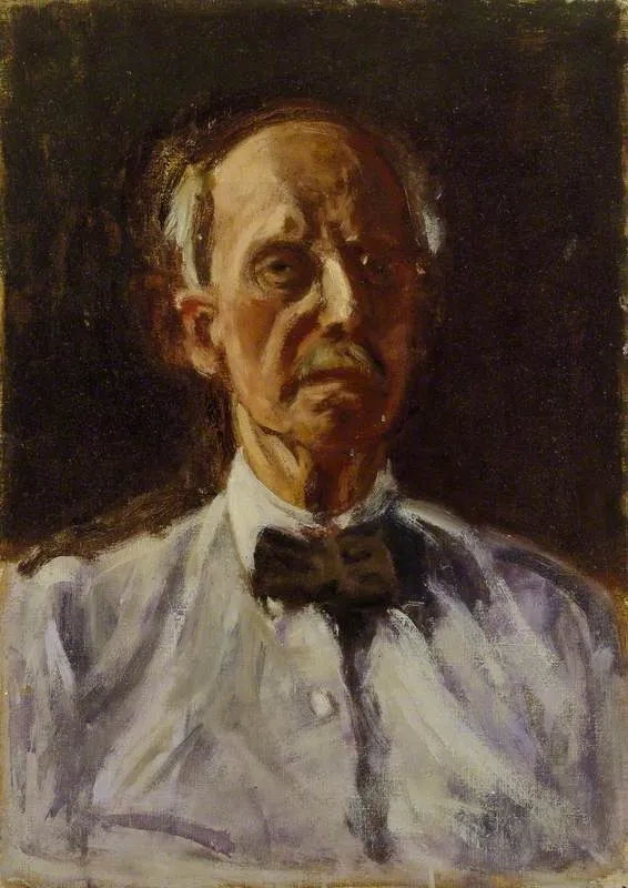 Self-portrait, by Dugald Sutherland MacColl, oil, 1925