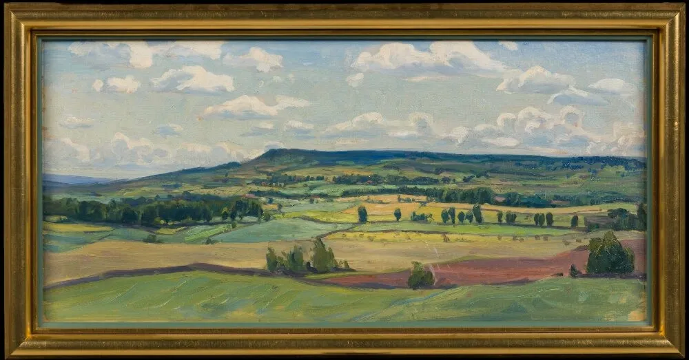 The Countryside, Dala, Västergötland, by Duke of Närke Prince Eugen, oil, 1910