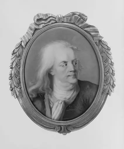 Benjamin Franklin, by Dulieu du Chenevoux, 1785