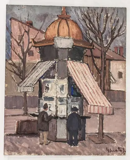 Chioșc de ziare, by Dumitru Ghiață