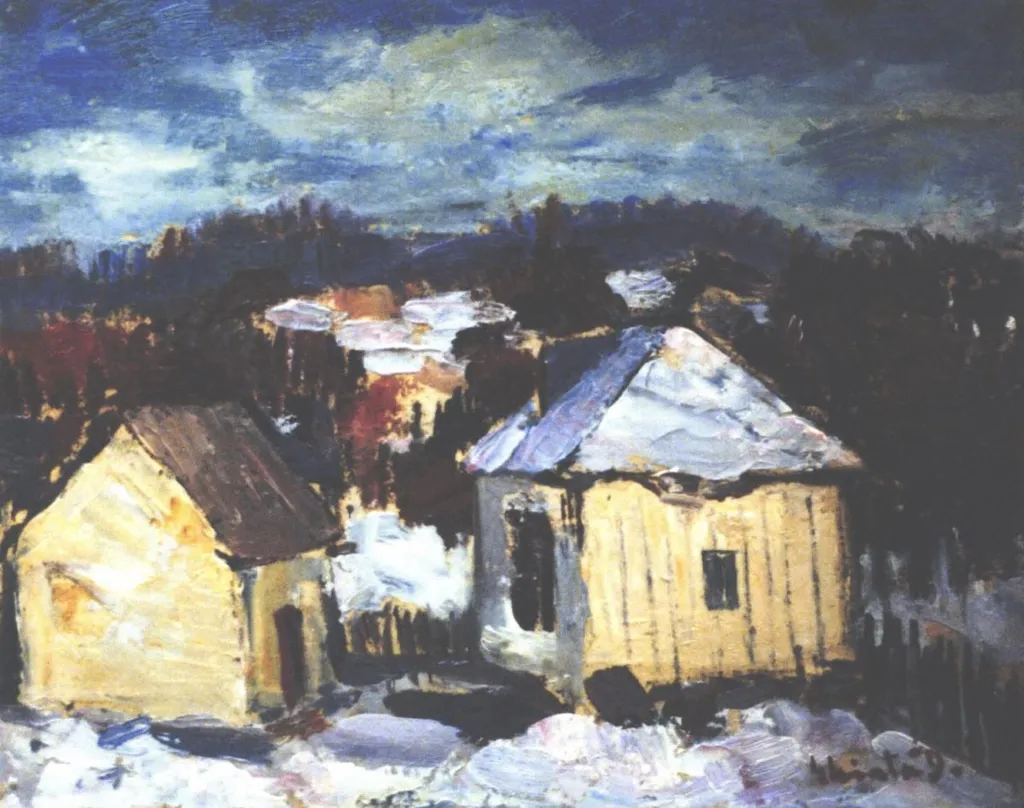 Iarnă, by Dumitru Ghiață, unspecified