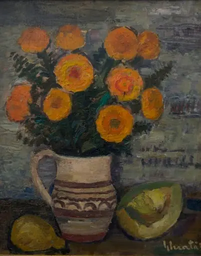 Natură statică cu crăițe, by Dumitru Ghiață