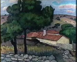Peisaj - Balcic, by Dumitru Ghiață, 1936