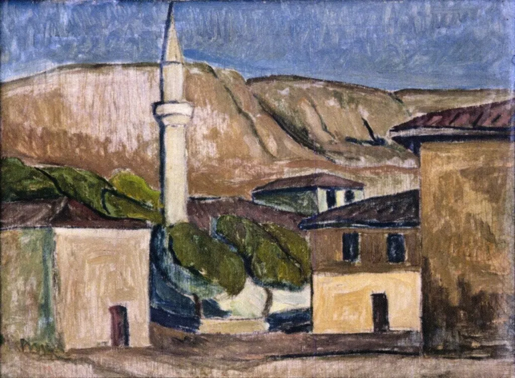 Peisaj Balcic, by Dumitru Ghiață, unspecified