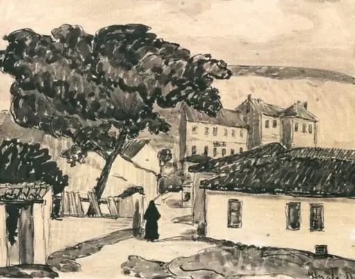 Peisaj citadin, by Dumitru Ghiață