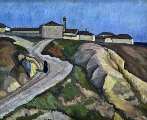Peisaj din Balcic, by Dumitru Ghiață