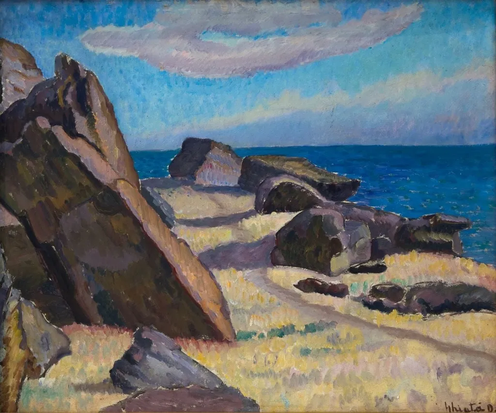 Peisaj marin, by Dumitru Ghiață, 1925