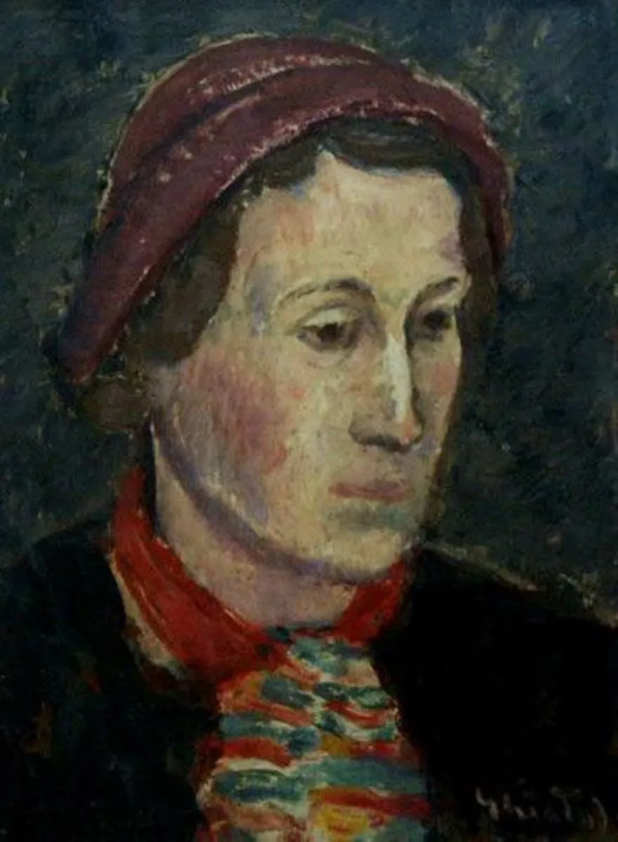 Studiu - soția artistului, by Dumitru Ghiață, unspecified