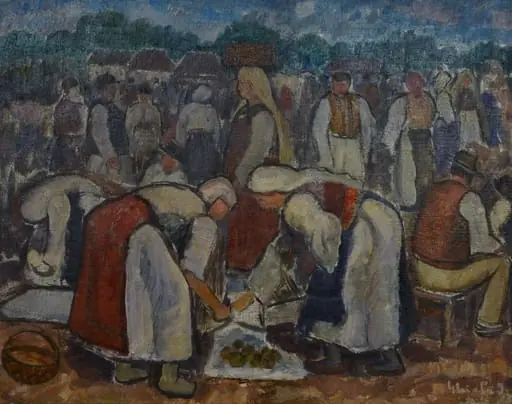 Târg, by Dumitru Ghiață