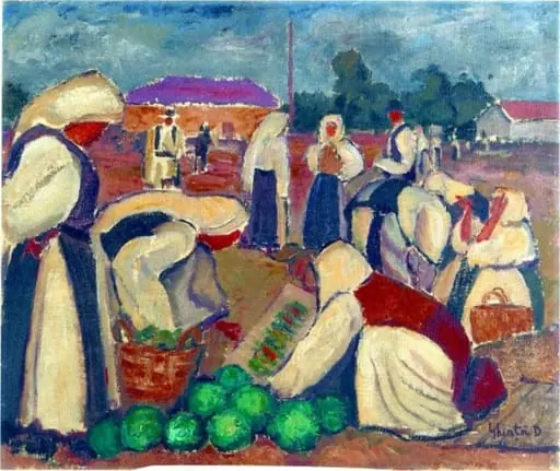 Târg oltenesc, by Dumitru Ghiață