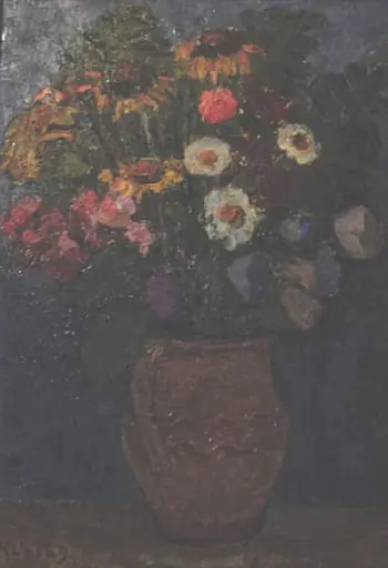 Ulcică cu flori, by Dumitru Ghiață
