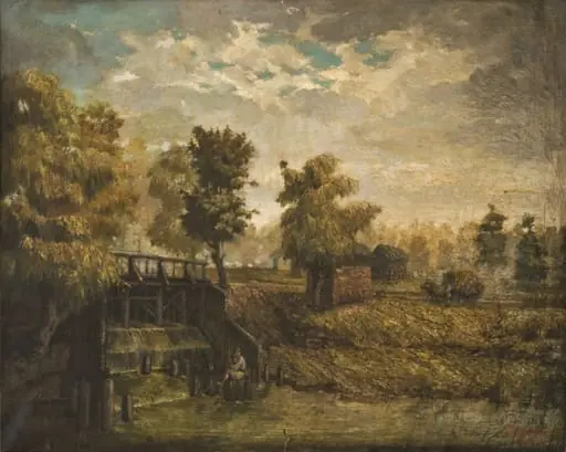 Peisaj, by Dumitru Marinescu