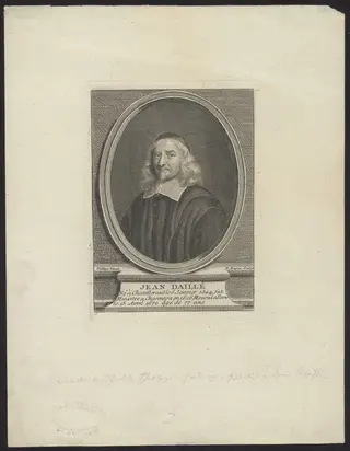 Portrait of Johannes Dallaeus/ Jean Daillé, by Dupin Pierre, 1750
