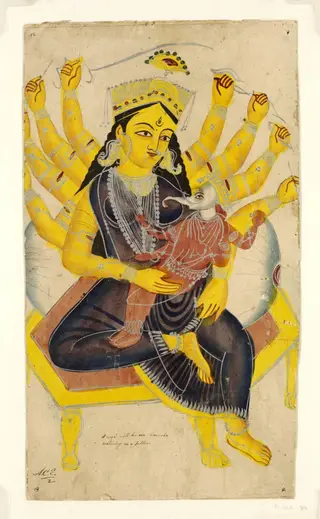 Durga and Ganesha
