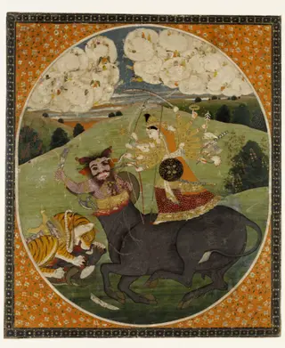 Durga and Mahishasura