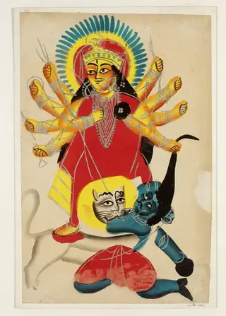 Durga and Mahishasura