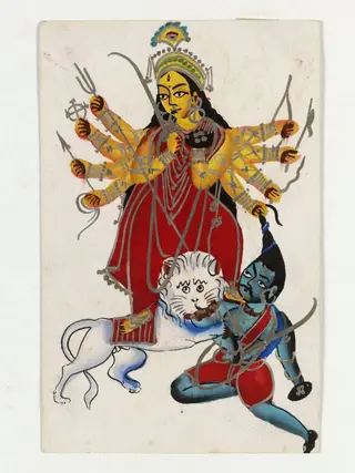 Durga and Mahishasura