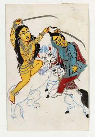 Durga and Nisumbha