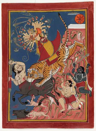Durga Killing the Buffalo Demon