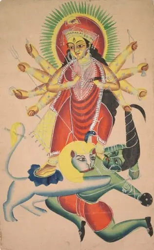 Durga Killing the Demon Mahisha